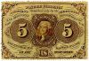 FRACTIONAL CURRENCY 5 Cent 1862
